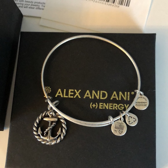 ALEX AND ANI Anchor Energy Bracelet - Picture 2 of 7